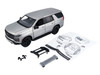 2025 Chevrolet Tahoe PPV Silver Metallic Custom Builder's Kit - Law Enforcement and Public Service Series 1/24 Diecast Model Car Motormax 76816-BB-SIL