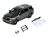 2022 Ford Police Interceptor Utility Dark Gray Metallic Builder's Kit with Flashing Light Bar and Front and Rear Lights and Sounds 1/24 Diecast Model Car Motormax 79541-BB-DGRY