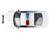 2023 Dodge Charger Pursuit Police Car Royal Canadian Mounted Police RCMP White with Flashing Light Bar and Front and Rear Lights and Sounds 1/24 Diecast Model Car Motormax 79626