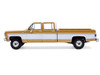 1975 GMC Sierra Classic K2500 Pickup Truck Yuba Gold Metallic and White 1/64 Diecast Model IXO Models IA64012