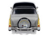 1957 Chevrolet Bel Air Lowrider Gray with Black Top and Gold Accents 1/64 Diecast Model Car IXO Models IA64014