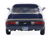 1981 Chevrolet Camaro Z28 Dark Blue Metallic with Gold Stripes and Interior 1/64 Diecast Model Car IXO Models IA64018