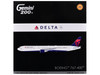 Boeing 767 400ER Commercial Aircraft with Flaps Down Delta Air Lines N482MH White with Blue and Red Tail Gemini 200 Series 1/200 Diecast Model Airplane GeminiJets G2DAL1444F
