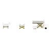 Container Loader 2 Vehicle Set White 1/500 Diecast Model Herpa HE520621-001