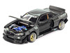 Nissan Skyline GT-R R34 RHD Right Hand Drive #94 Kaido Works GReddy V2 Carbon Fiber and Dark Gray Metallic Designed by Jun Imai Kaido House Special 1/64 Diecast Model Car Mini GT KHMG222
