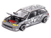 Honda Civic EF Manga V1 Gray Metallic with Graphics Designed by Jun Imai Kaido House Special 1/64 Diecast Model Car by Mini GT KHMG260