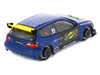 Pandem Civic EG6 RHD Right Hand Drive Sunoco Blue Metallic with Yellow Accents 1/64 Diecast Model Car Pop Race PR640365