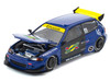 Pandem Civic EG6 RHD Right Hand Drive Sunoco Blue Metallic with Yellow Accents 1/64 Diecast Model Car Pop Race PR640365