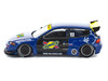Pandem Civic EG6 RHD Right Hand Drive Sunoco Blue Metallic with Yellow Accents 1/64 Diecast Model Car Pop Race PR640365