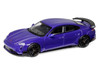 Porsche Taycan Turbo GT Purple 1/64 Diecast Model Car Trends Hobby 241087A