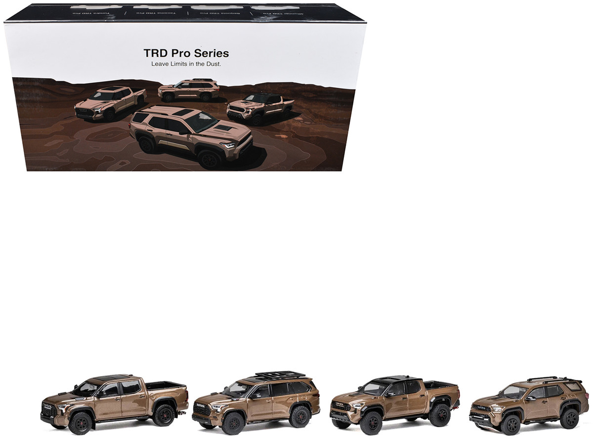 Toyota TRD PRO Mudbath 4 Car Set Limited Edition to 200 pieces