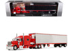 Peterbilt 589 with 78" Mid-Roof Sleeper and 53' Utility Trailer with Reefer Blackjack Express LLC Red Big Rigs Series II #6 1/64 Diecast Model DCP/First Gear 69-2170