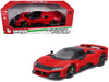 Ferrari F80 Red with Black Top Race + Play Series 1/18 Diecast Model Car Bburago 16022RD