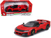 Ferrari F80 Red with Black Top Race + Play Series 1/24 Diecast Model Car Bburago 26034RD