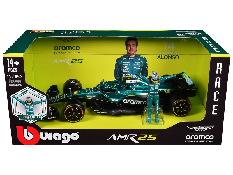 Aston Martin AMR25 #14 Fernando Alonso Aramco Formula One F1 World