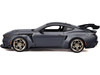 2025 Ford Mustang GTD Dark Gray Metallic with Black Top Special Edition Series 1/18 Diecast Model Car Maisto 31468GRY