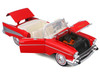 1957 Chevrolet Bel Air Convertible Red with White Interior Special Edition Series 1/18 Diecast Model Car Maisto 31476R