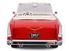 1957 Chevrolet Bel Air Convertible Red with White Interior Special Edition Series 1/18 Diecast Model Car Maisto 31476R