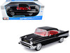 1957 Chevrolet Bel Air Coupe Black with Red Interior Special Edition Series 1/18 Diecast Model Car Maisto 31477BK
