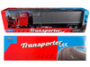 Peterbilt 379 Truck Blue Metallic with Silver Container Transporter Series 1/32 Diecast Model Welly 39941W-BL