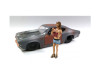 Look Out Girl Monica Figure For 1:24 Scale Diecast Car Models American Diorama 23819