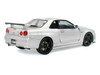 1999 Nissan Skyline GT-R R34 Z-Tune RHD Right Hand Drive Silver Metallic 1/18 Diecast Model Car Solido S1804312