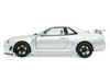 1999 Nissan Skyline GT-R R34 Z-Tune RHD Right Hand Drive Silver Metallic 1/18 Diecast Model Car Solido S1804312