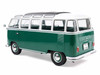 1962 Volkswagen T1 Samba Bus Green and White 1/18 Diecast Model Car Solido S1813403