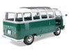 1962 Volkswagen T1 Samba Bus Green and White 1/18 Diecast Model Car Solido S1813403