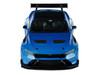 2025 Ford Mustang GTD Indulgent Blue Metallic with Black Top 1/43 Diecast Model Car Solido S4318301