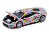 Lamborghini Temerario Keith Haring Livery White with Graphics 1/64 Diecast Model car Trends Hobby 241082G