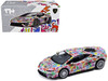 Lamborghini Temerario Keith Haring Livery White with Graphics 1/64 Diecast Model car Trends Hobby 241082G