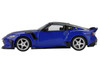 Nissan Z VeilSide FFZ400 Seiran Blue Metallic with Black Top Limited Edition 1/64 Diecast Model Car Mini GT MGT01167