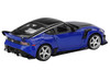 Nissan Z VeilSide FFZ400 Seiran Blue Metallic with Black Top Limited Edition 1/64 Diecast Model Car Mini GT MGT01167