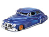 1948 Chevrolet Fleetline Lowrider Blue Metallic with Graphics Maisto Design Series 1/25 Diecast Model Car Maisto 32553BL