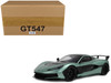 2024 Rimac Nevera R Green Metallic with Black Top 1/18 Model Car GT Spirit GT547