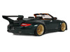 2024 Porsche 911 (997) Old & New Tokyo Auto Salon Cabriolet Dark Green Metallic with Orange Interior 1/18 Model Car GT Spirit GT548