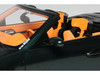 2024 Porsche 911 (997) Old & New Tokyo Auto Salon Cabriolet Dark Green Metallic with Orange Interior 1/18 Model Car GT Spirit GT548