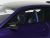 2025 BMW M2 CS Blue Metallic with Black Top 1/18 Model Car GT Spirit GT552