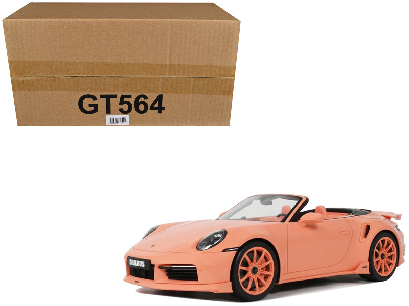 2024 Brabus 900 Peetch Pink with Pink Interior 1/18 Model Car GT Spirit GT564