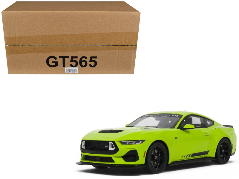 2025 Ford Mustang RTR Spec-3 Lime Green 1/18 Model Car GT Spirit GT565