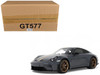 2025 Porsche 911 (992.2) GT3 Touring Gray with Gold Stripe 1/18 Model Car GT Spirit GT577