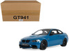 2007 BMW M3 E92 Blue Metallic with Black Top 1/18 Model Car GT Spirit GT941