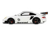 2024 Porsche 911 Turbo LB-Works White with Black Top 1/18 Model Car GT Spirit GT958