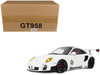 2024 Porsche 911 Turbo LB-Works White with Black Top 1/18 Model Car GT Spirit GT958