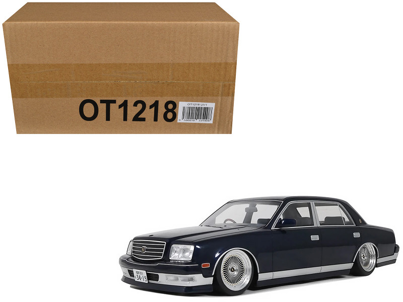 2008 Toyota Century V12 Stance RHD Right Hand Drive Blue Mica Limited Edition to 999 pieces Worldwide 1/18 Model Car Otto Mobile OT1218