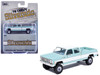 1978 Chevrolet Silverado K30 Crew Cab Pickup Truck Light Blue and White with Blue Interior 1/64 Diecast Model IXO Models IA64007