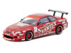 Toyota VERTEX Ridge TE3005 Soarer RHD Right Hand Drive Red Metallic with Graphics and Tarmac Cards Global64 Series 1/64 Diecast Model Car Tarmac Works T64G-080-TE3005