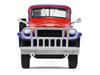 1946 Dodge Power Wagon Pickup Truck Red White and Blue America 250 Edition Anniversary Collection Series 18 1/64 Diecast Model Car Greenlight 28180E