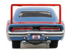 1969 Dodge Charger Daytona Blue with Red Stripes America 250 Edition Anniversary Collection Series 18 1/64 Diecast Model Car Greenlight 28180F